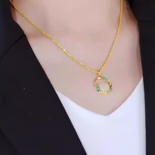 奥特莱斯折扣清仓捡漏店高级感辰龙吊坠和田玉项链outlets女配饰