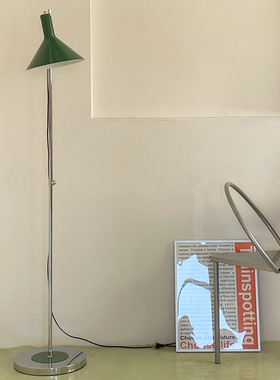 意大利 Sette mesi 设计师落地灯复古中古绿色摄影工作室升降调节
