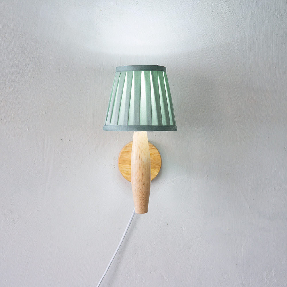 美式复古田园风阳台布艺床头灯