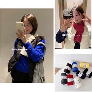 不打折山系抓绒轻盈保暖柔软围巾25款皮标款成人小孩都可亲子新年