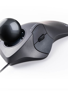 日本SANWA鼠标轨迹球55mm/44/40/32红色球体通用型轨迹球鼠标使用