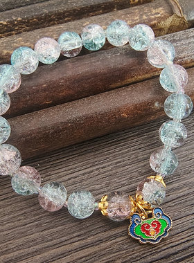 原创手链碎冰花珠民族风女