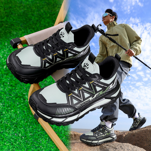 秋冬男士大码加宽防滑健步鞋