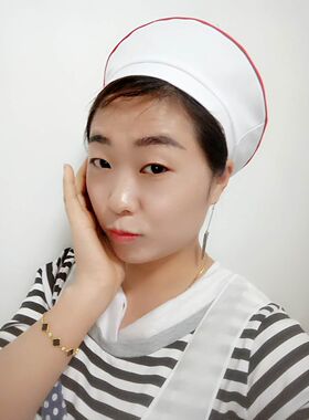 纺织厂女工车间防尘帽