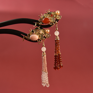 华容珠翠原创手工发簪盘发新中式国风日常百搭头饰