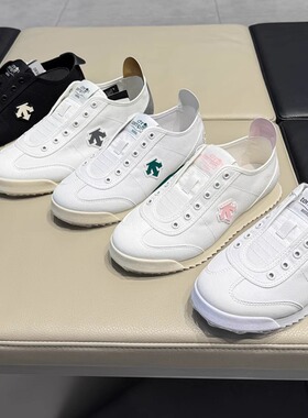 DESCENTE迪桑特25夏经典款男女一脚蹬布鞋D5231LSN1A/D5232LSN1A