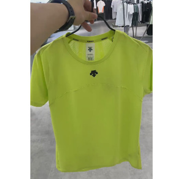 国内代购DESCENTE迪桑特女士运动健身透气速干短袖T恤D3232CTS72G