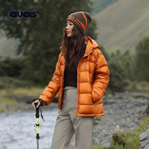 【高山】GUNDIS冬季新品羽绒服排骨外套户外上衣中长款抗寒轻便