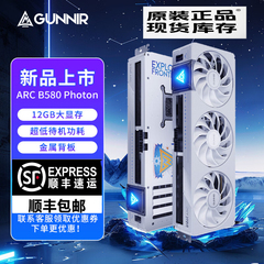 蓝戟ARC B580 Photon 12G白色显卡剪辑视频台式电脑显卡