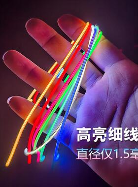 LED发光线灯超细柔性灯带3V纽扣电池发光灯丝沙盘装饰灯低压