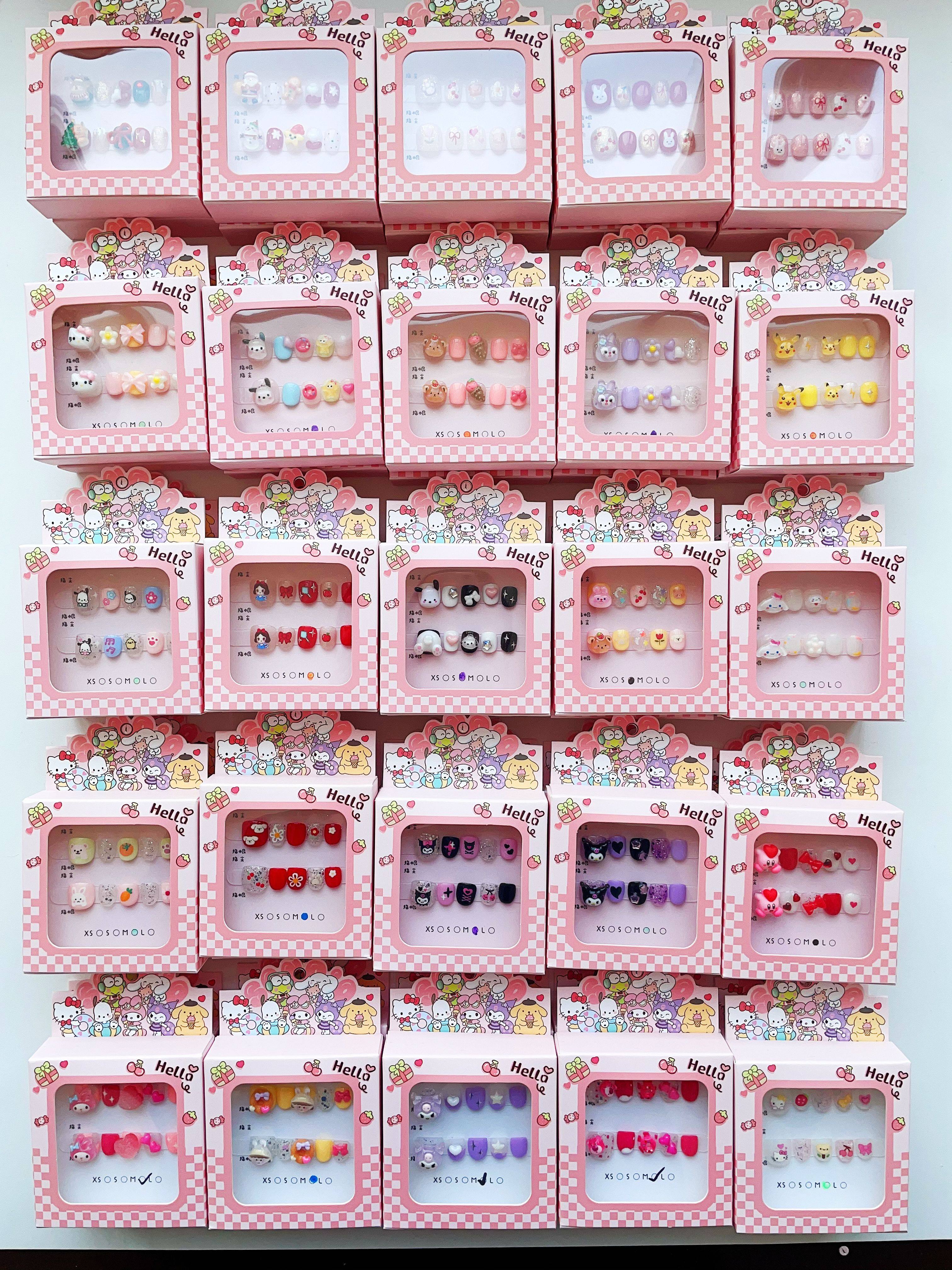 批发专用链接儿童手工穿戴甲宝宝美甲小女孩儿童礼物幼儿园礼品