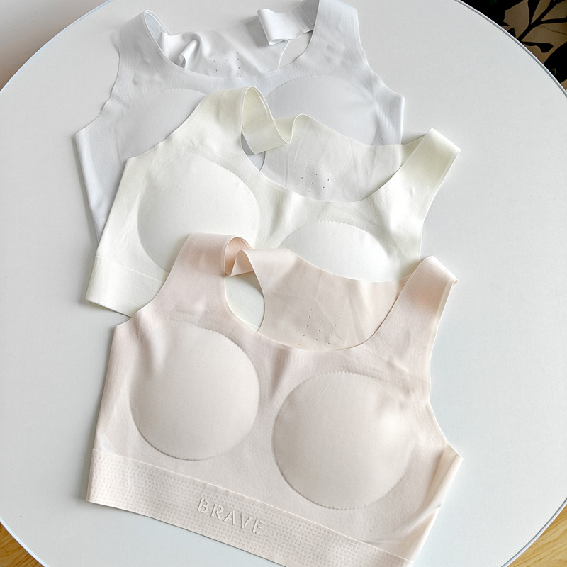 发育少女文胸背心式二阶段防凸点女孩无痕内衣学生透气网眼薄工字
