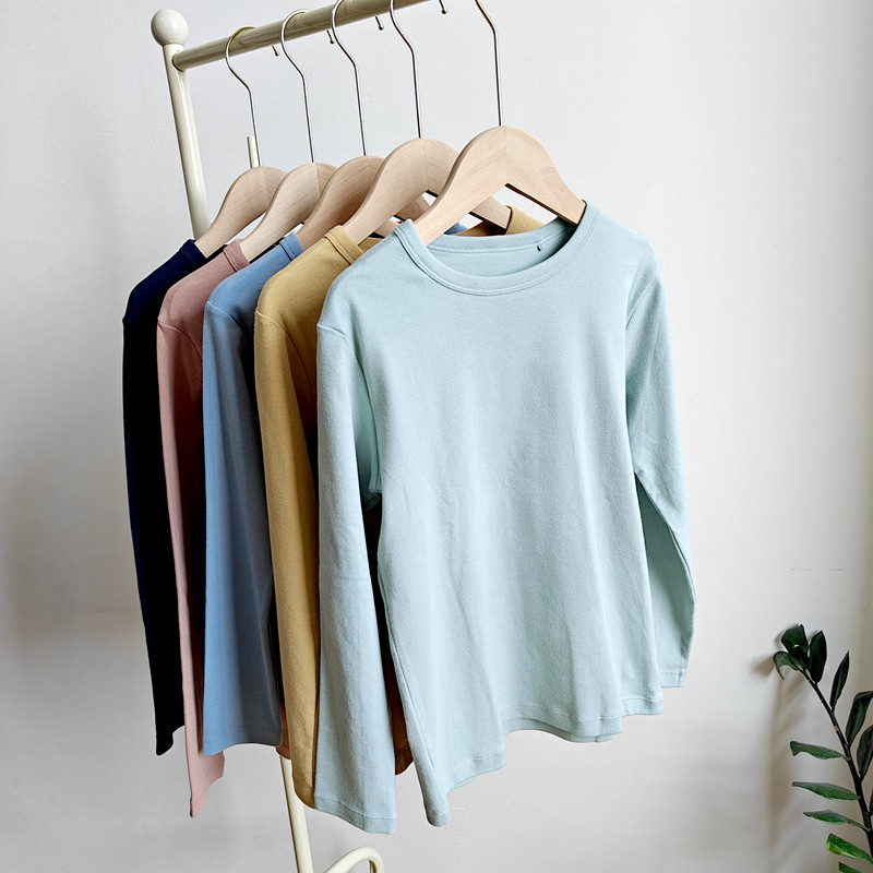 磨毛纯棉圆领儿童打底衫保暖上衣男女童全棉长袖t恤秋冬秋衣内衣T,童装/婴儿装/亲子装,T恤,淘宝优惠券,粉丝福利购,淘宝优惠卷