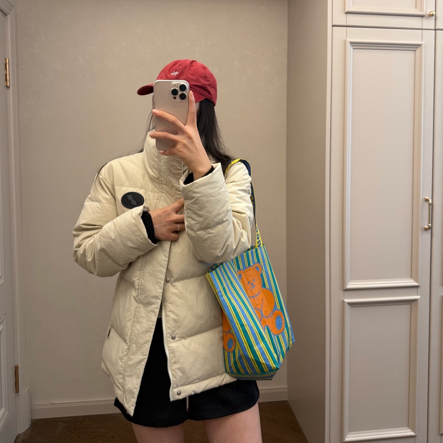 立领羽绒服女宽松休闲轻运动蓬松保暖秋冬外套加厚鸭绒棉服