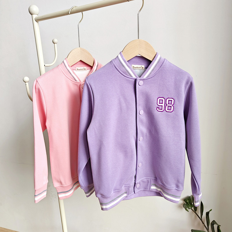 清仓特价棒球服儿童春秋外套牛奶丝女童休闲立领卫衣开衫字母贴布,童装/婴儿装/亲子装,普通外套,淘宝优惠券,粉丝福利购,淘宝优惠卷