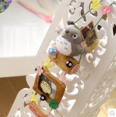 批发卡通立体龙猫公仔 挂式龙猫相册 相框相片架 时尚家居装饰品