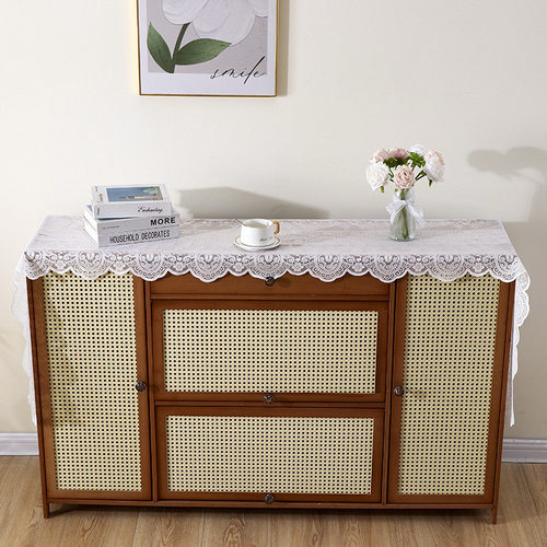 美式复古电视柜鞋柜盖布艺田园餐桌桌布法式五斗柜盖布防尘盖巾