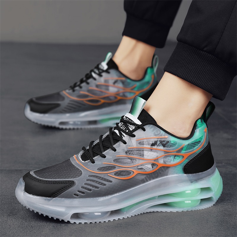 莆田男鞋2024新款秋季网面潮流休闲运动鞋学生轻便气垫减震跑步鞋