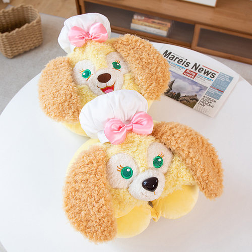 毛绒连帽U枕颈枕卡通午睡护颈办公室家用多功能枕头男女生礼物