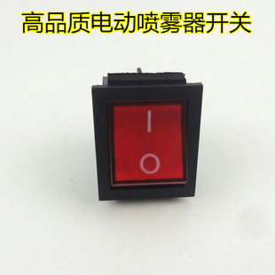 电源开关 电动喷雾器配件开关 船型跳板开关 银点4脚2脚开关