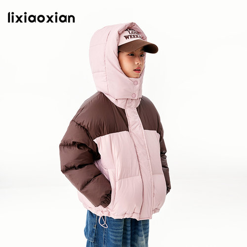梨小闲儿童90绒男女童三防羽绒服