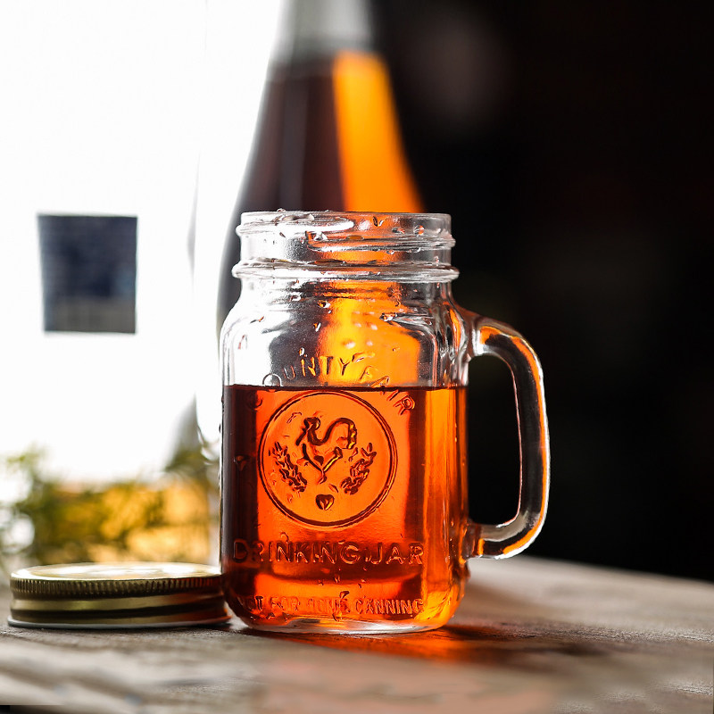 复古公鸡杯方形玻璃杯梅森杯鸡尾酒杯 创意鸡公把子杯玻璃瓶带盖,餐饮具,鸡尾酒杯,淘宝优惠券,粉丝福利购,淘宝优惠卷