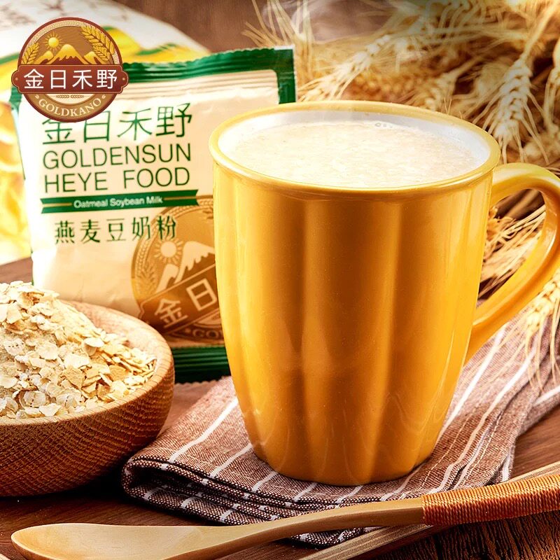 金日禾野燕麦豆奶即食早餐奶冲饮速溶营养粉学生豆奶粉480g