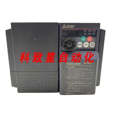 工业配件变频器D-700系列FR-D720.7K 3PH/200V 3.7KW变频