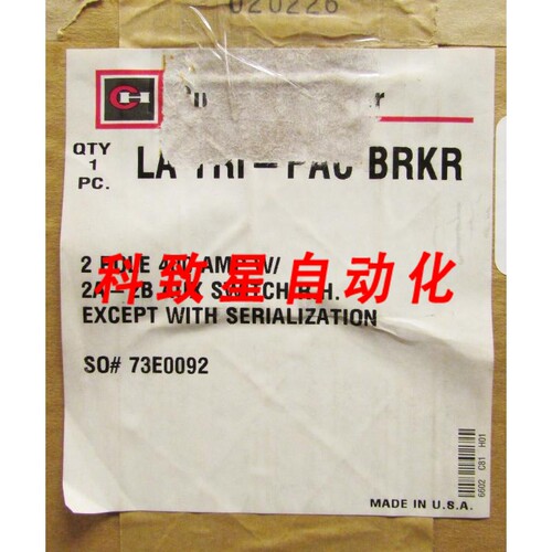 工业配件LA2400PR型LA TRI PAC断路器2极400安培 2A 2B辅助