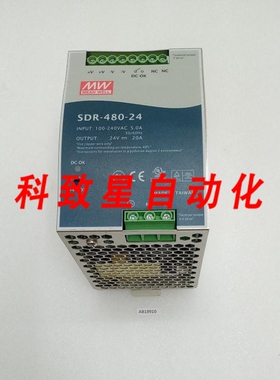 工业配件SDR-4804电源输入 10040VAC5.0A输出 24V0A