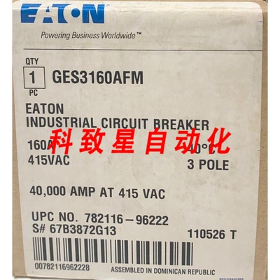 工业配件GES3160AFM 125-160 AMP GES型断路器415VAC