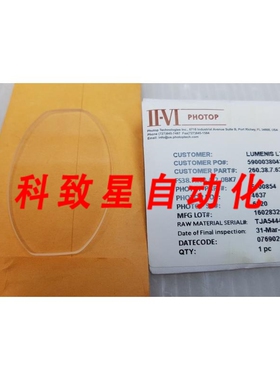 工业配件II-VI PHOTOP F100854 260.38.7.63.4 FS38.7X63.4.0BK7