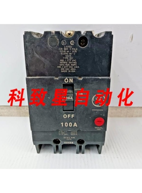 工业配件GE100安培断路器3P 480Y/277VAC14KA TEY3100