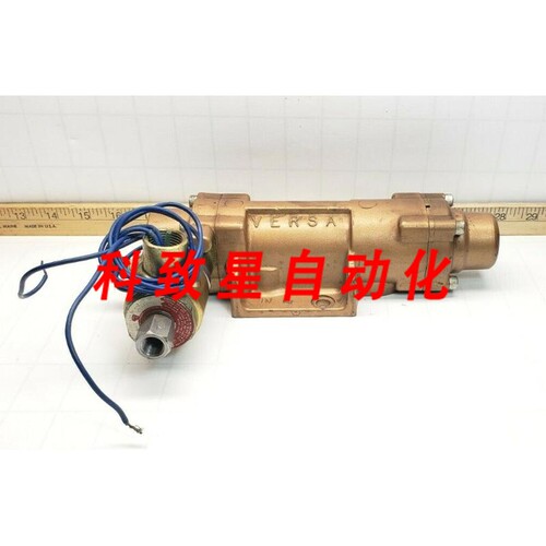 工业配件VERSA气动三通换向阀 1英寸阀体 75 PSI 120V VGS712-H