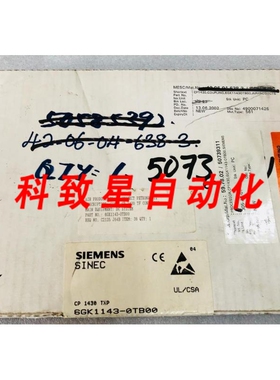 工业配件6GK1143-0TB00 CP1430TF扩展通信模块1通道