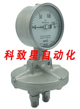 工业配件差压表 0-150MMH2O 1/2 NPT DN 100MM