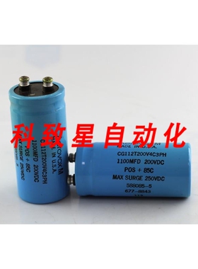 工业配件AEROVOXM CG112T200V4C3PH 1100MFD 200VDC 电容器