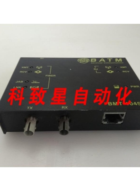 工业配件BATM BMT-1045FS 10BASET-10BASEFL多模以太网光转换器