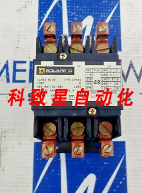 工业配件8910型DPA43 接触器600VAC20840V 60HZ 220V/50