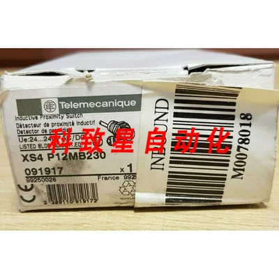 工业配件XS4 P12MB230电感式接近开关24.240V AC/DC