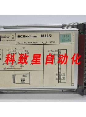 工业配件SCS-KLIMO STAFA 控制系统 AG 板 REA 2/2 REA2/2