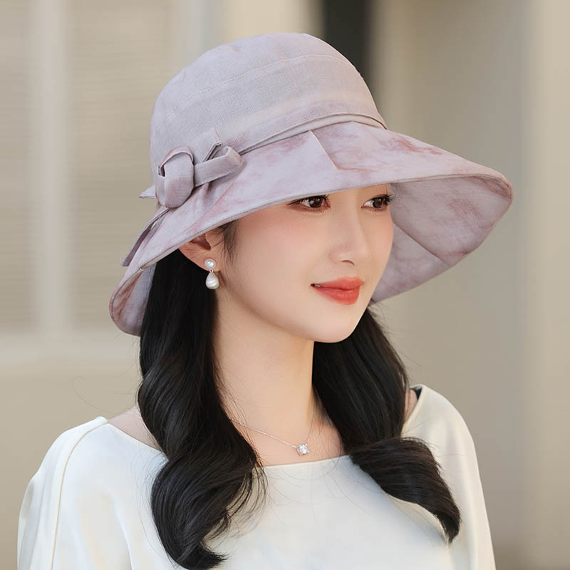 中老年帽子女士春夏韩版时尚渔夫帽防晒遮阳太阳帽沙滩帽百搭盆帽