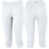 美单专业棒垒球七分裤 速干透气成人儿童青少年白黑灰色 春夏薄款