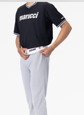 美国职业棒球裤直筒厚款成人儿童青少年运动训练强补白色灰色刺绣