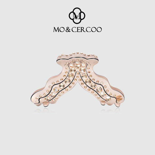 Mo&Cercoo抓卡女新款高马尾抓夹大中号丸子头半扎发发夹高级感