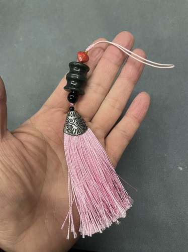 新疆和田玉节节高包包坠手机坠玉坠挂件流苏