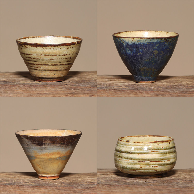 景德镇陶瓷师手工灰釉杯茶杯主人杯原创作品,餐饮具,茶杯,淘宝优惠券,粉丝福利购,淘宝优惠卷