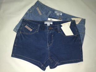 夏季新品外贸原单低腰弹力修身显瘦牛仔短裤潮简单大方女式