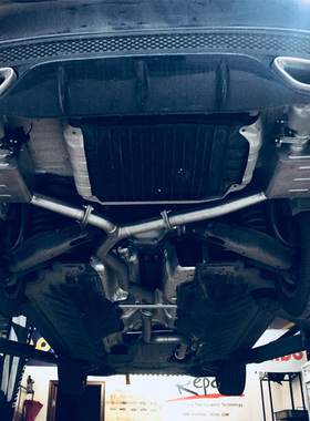 RES W205 C180L C200L C260L改装原装位中尾段可变阀门排气管