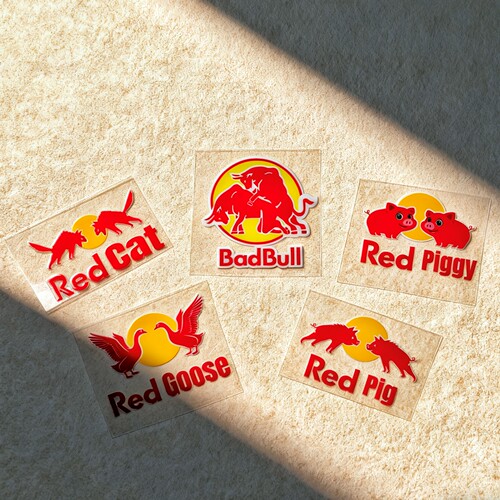 REDPIG红猪猫恶搞贴纸